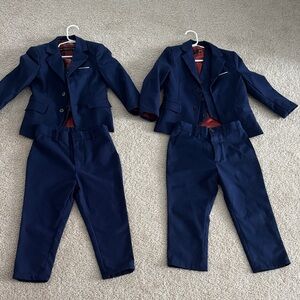 Three piece toddler suit, Kids Matching Sets in Navy Blue